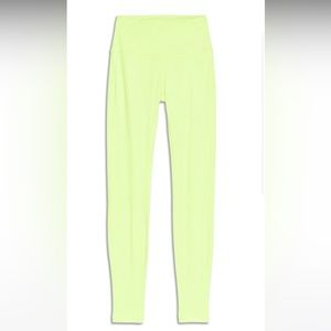 LULU LEMON neon yellow/green align leggings never worn size 2